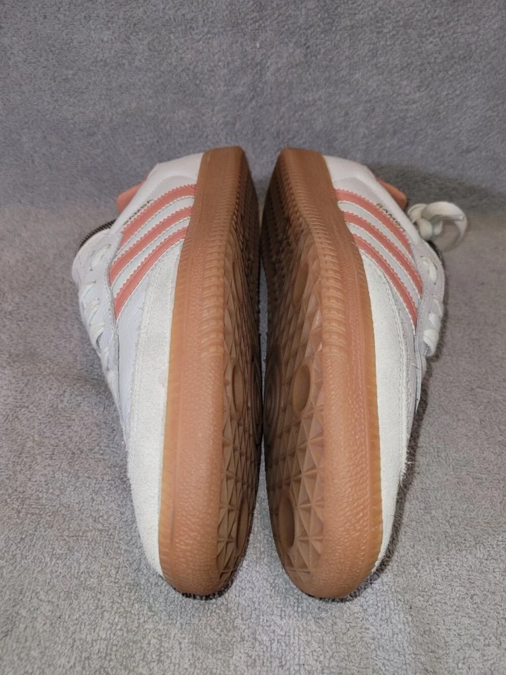Adidas Samba OG Women's Size 9.5 White Wonder Clay Tan Sneakers IG5932 (#2236)